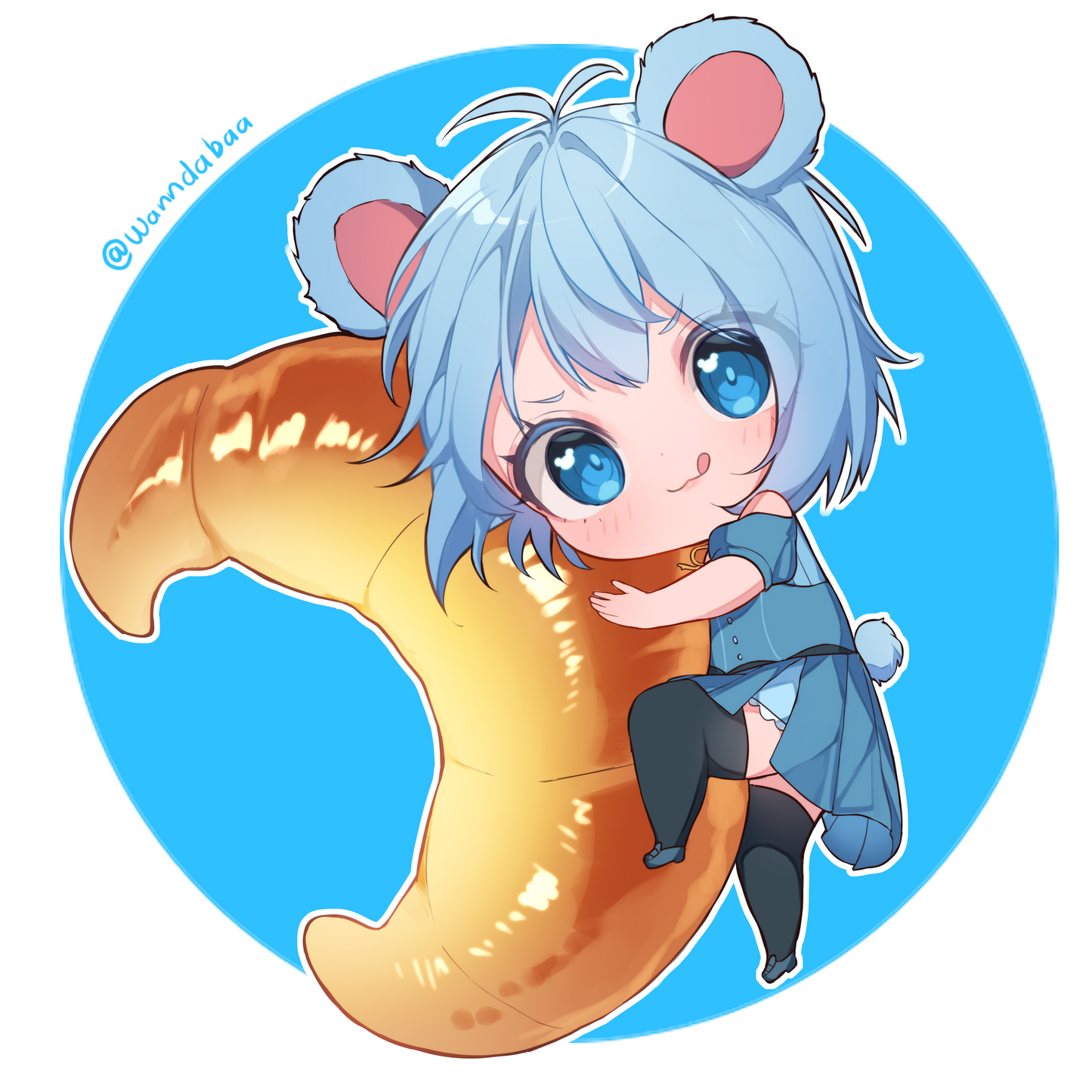 Acrylic Charms - Quaso x Niamocha / Bread x Niamocha